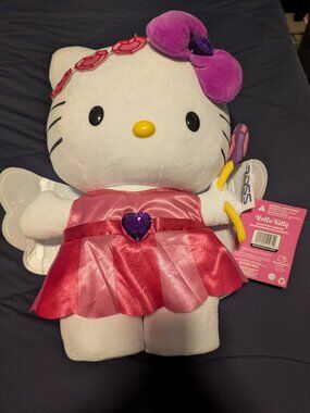 NEW Hello Kitty 2026 Valentines Plush Greeter Heart Gems Fairy Wand VIRAL